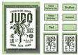 Retro Martial Arts A5 Poster - Judo