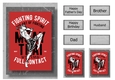 Retro Martial Arts A5 Poster - Muay Thai