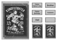 Retro Martial Arts A5 Poster - Kung Fu