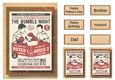 Retro Sports A5 Poster - Boxing