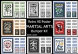 Retro Martial Arts A5 Poster Bumper Kit
