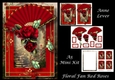 Floral Fan Red Roses