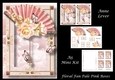 Floral Fan Pale Pink Roses
