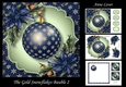 The Gold Snowflakes Bauble 2