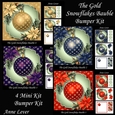 The Gold Snowflakes Bauble Bumper Kit