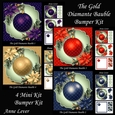 The Gold Diamante Bauble Bumper Kit