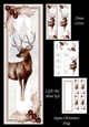 Sepia Christmas Stag