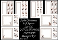 Sepia Christmas QUICK TOPPER INSERTS Bumper Kit