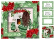 Fireside Christmas - Lady & Cat 8x8