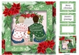 Fireside Christmas Couple - Man & Man 8x8