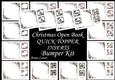 Christmas Open Book QUICK TOPPER INSERTS Bumper Kit