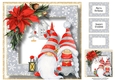 Christmas Gnome Friends 3 8x8