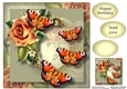Sage Garden Butterflies 8x8