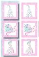 Lge DL Christmas Trio - Glitter Unicorn