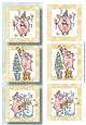 Lge DL Christmas Trio - Happy Piggin Christmas