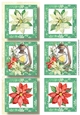 Lge DL Christmas Trio - Lamp & Poinsettias