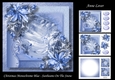 Christmas Monochrome Blue - Sunbeams On The Snow