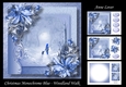 Christmas Monochrome Blue - Woodland Walk