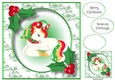 Christmas Unicorn 2 8x8