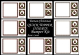 Tartan Christmas QUICK TOPPER INSERTS Bumper Kit