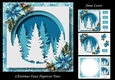 Christmas Faux Papercut Trees