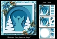Christmas Faux Papercut Angel