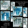 Christmas Faux Papercut Angel & Santa Bumper Kit