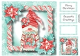 Candy Cane Christmas Gnome 2 8x8