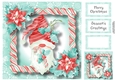 Candy Cane Christmas Gnome 1 8x8