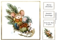 Fun On The Sled Christmas Mice