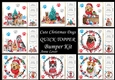 Cute Christmas Dogs QUICK TOPPER Bumper Kit