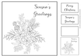Simple Ink Saver Christmas Bouquet 3
