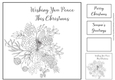 Simple Ink Saver Christmas Bouquet 4