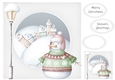 Snowman Village 2 8x8