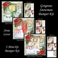 Gorgeous Snowman Bumper Kit
