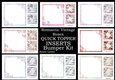 Romantic Vintage Roses QUICK TOPPER INSERTS Bumper Kit