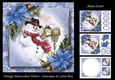 Vintage Watercolour Winter - Snowman & Letter Box