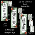 Lge DL Christmas Quote Bumper Kit