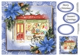 Vintage Christmas Toy Shop 2 8x8