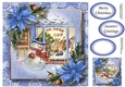 Vintage Christmas Toy Shop 1 8x8