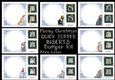 Meowy Christmas Cat QUICK TOPPER INSERTS Bumper Kit
