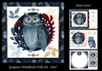Gorgeous Woodlands Folk Art - Owl