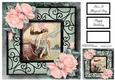 Beautiful Vintage Fairy & Roses 3 8x8