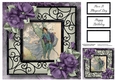 Beautiful Vintage Fairy & Roses 2 8x8