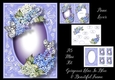 Gorgeous Lilac In Blue & Beautiful Frame