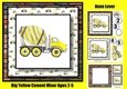 Big Yellow Cement Mixer Ages 2-5