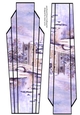 Lge Dl Art Deco Winter Scenic Topper 2