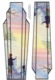 Lge Dl Art Deco Winter Scenic Topper 3