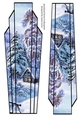 Lge Dl Art Deco Winter Scenic Topper 7