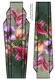 Lge DL Art Deco Floral Topper 6
